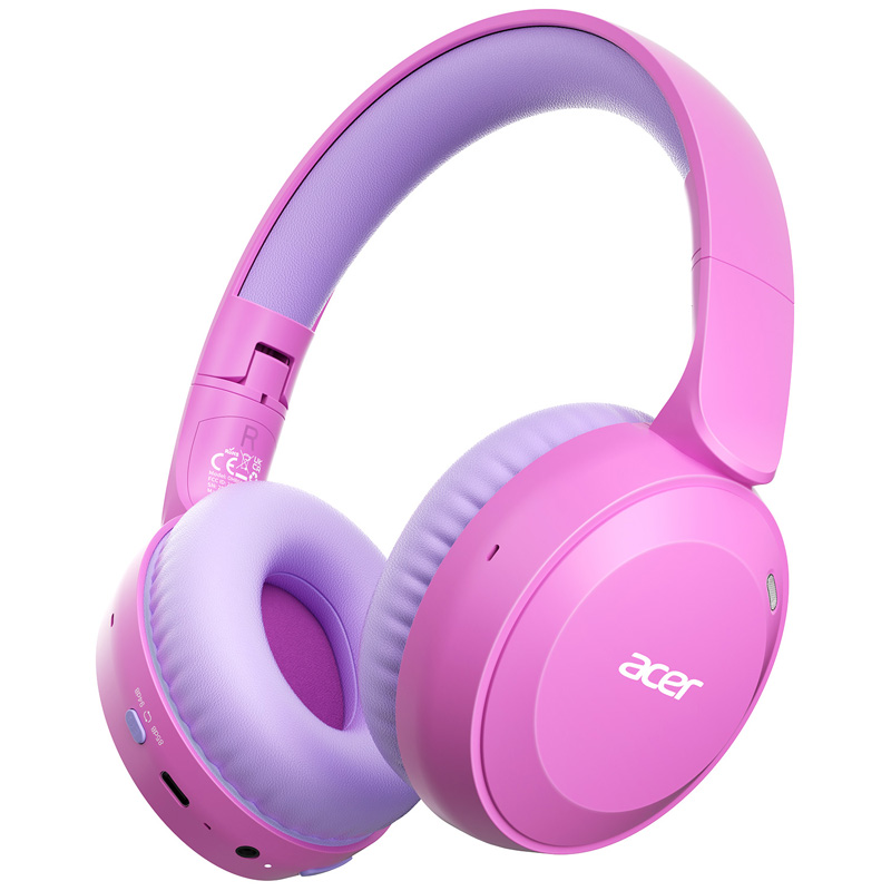 Anc Wireless Over Ear Headphones - Acer OHR668 Kids Bluetooth 6.0 Headphones