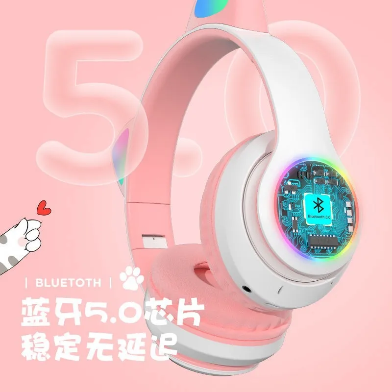 Cat Ear Bluetooth Headphones W - Cat Ear Bluetooth Headset Led recension och pris