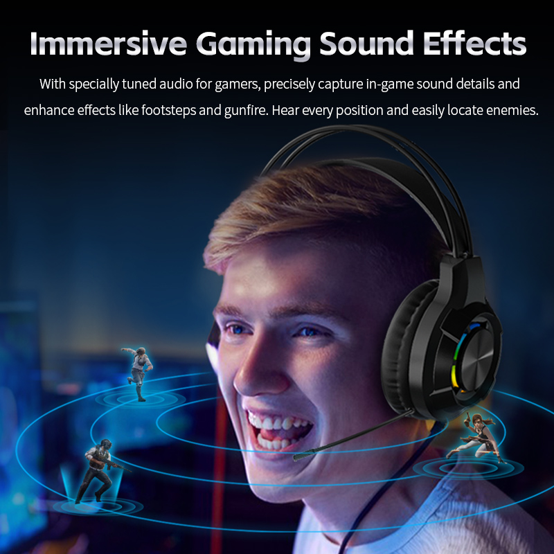 Gaming Headset Noise Cancellin - Gaming Headset With Mic Rgb recension och pris