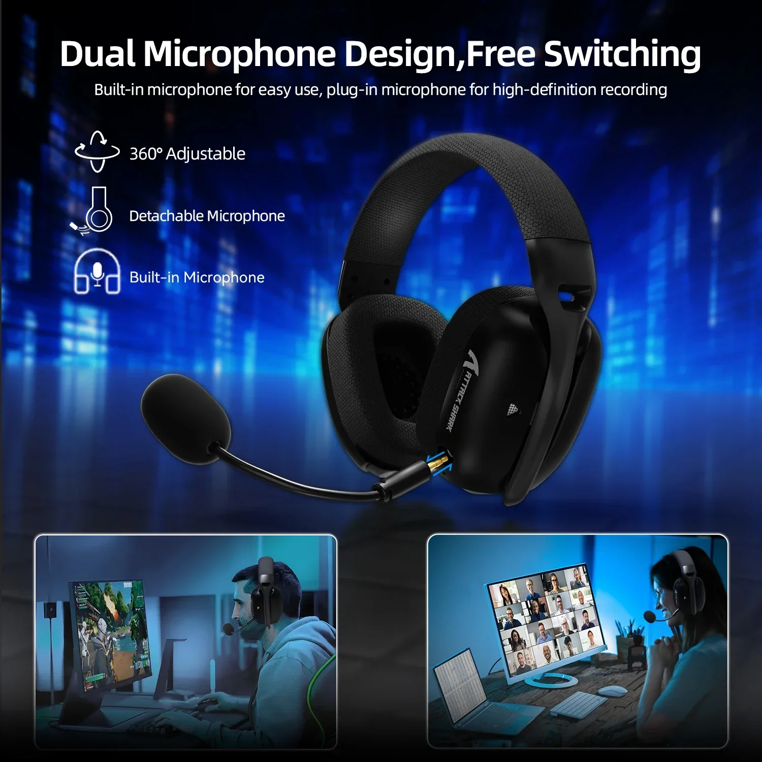Original ATTACK SHARK L80PRO W - Type C Wired Earphones With Mic recension och pris