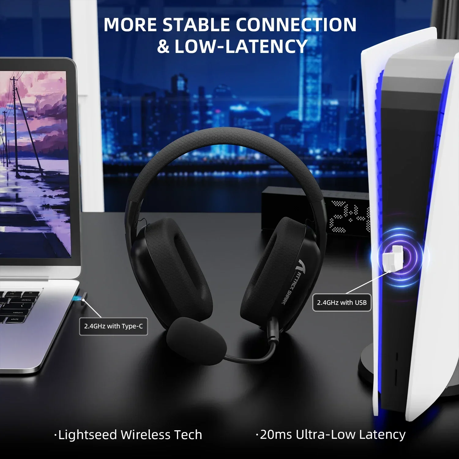 Original ATTACK SHARK L80PRO W - Type C Wired Earphones With Mic recension och pris