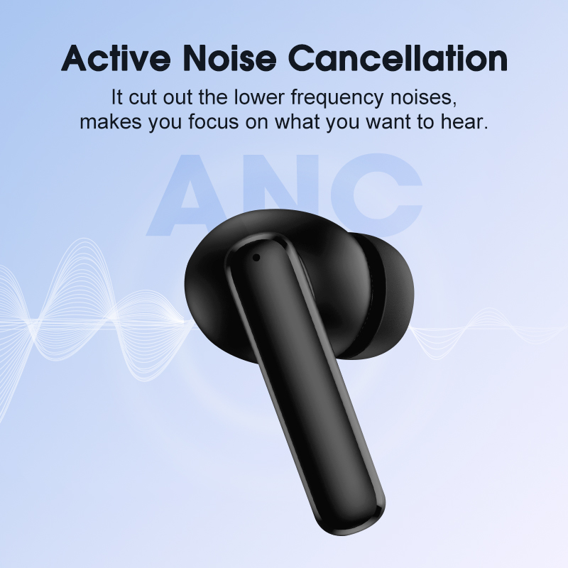 QCY T13 ANC Wireless Earphones - Tws Earbuds Bluetooth 5.3 recension och pris