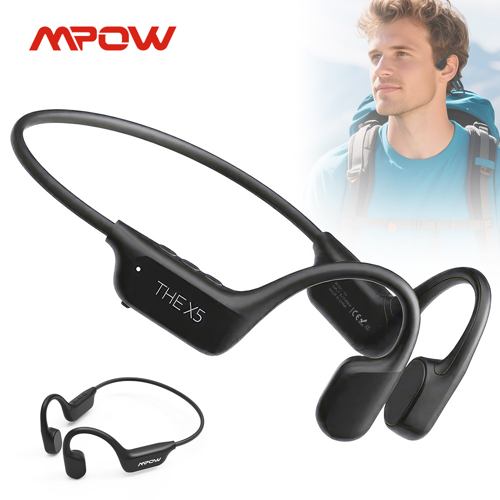 Mpow X5 Bone Conduction Headph - Open Ear Air Conduction Headphones recension och pris