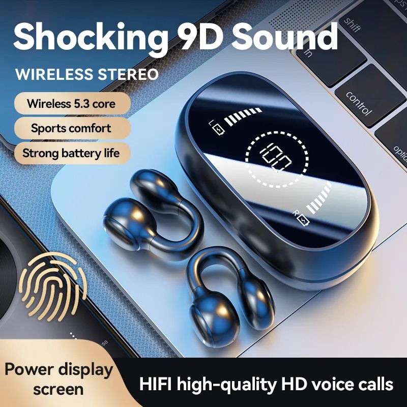 Wireless TWS Bone Conduction B - Tws Earbuds Bluetooth 5.3 recension och pris