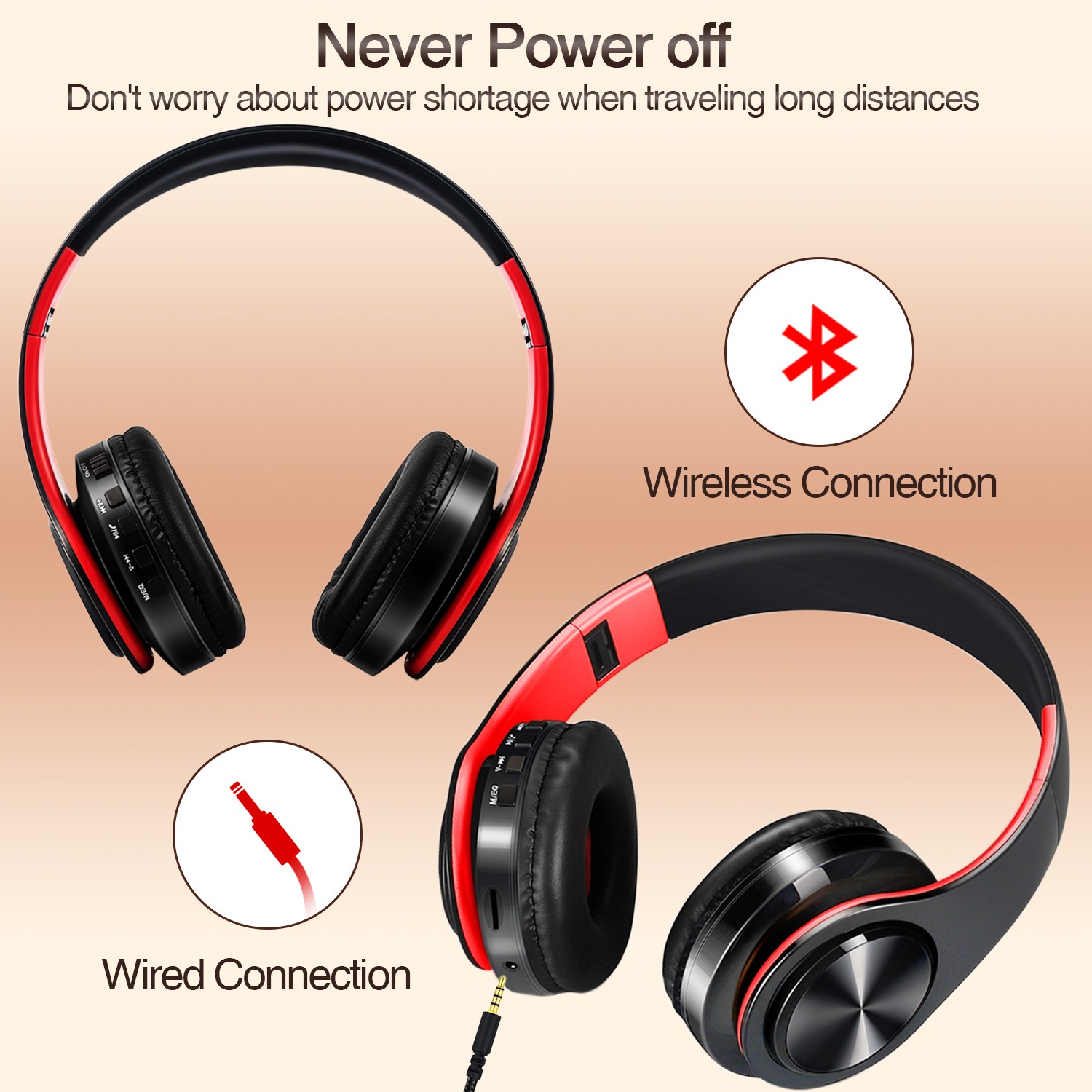 CATASSU Earphone Bluetooth Hea - Anc Wireless Over Ear Headphones recension och pris