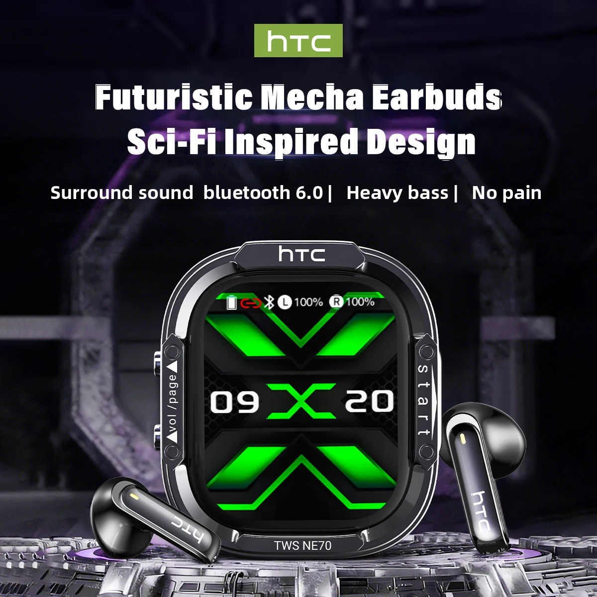 HTC NE70 Bluetooth V6.0 Headph - Sleep Mask Headphones Bluetooth recension och pris