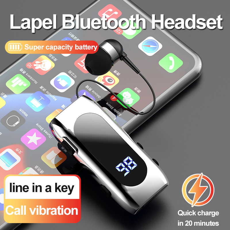 K55 Lapel Bluetooth Headset Li - Type C Wired Earphones With Mic recension och pris